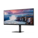 AOC V5 U34V5C/BK monitor komputerowy 86,4 cm (34") 3440 x 1440 px UltraWide Quad HD LCD Czarny AOC