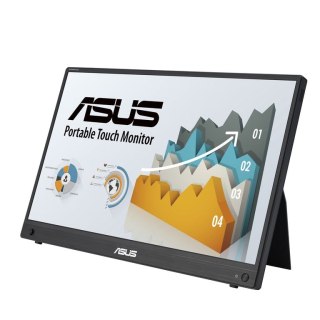 ASUS ZenScreen MB16AHT monitor komputerowy 39,6 cm (15.6") 1920 x 1080 px Full HD Ekran dotykowy Czarny ASUS