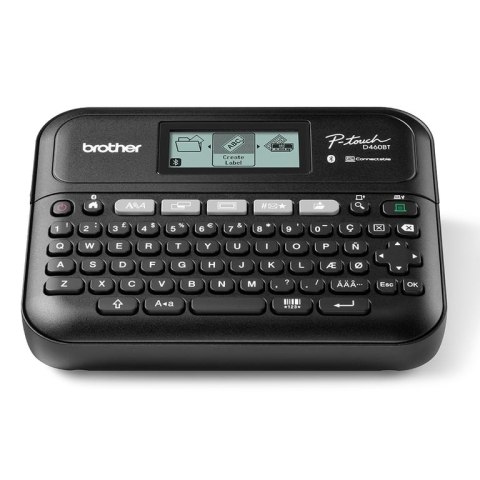 Brother PT-D460BTVP drukarka etykiet Termotransferowy 180 x 180 DPI 30 mm/s Przewodowy i Bezprzewodowy TZe Bluetooth QWERTY Brother