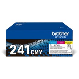 Brother TN-241CMY kaseta z tonerem 3 szt. Oryginalny Cyjan, Purpurowy, Żółty Brother