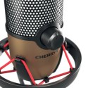 CHERRY UM 9.0 PRO RGB Czarny, Miedziany Mikrofon stołowy CHERRY