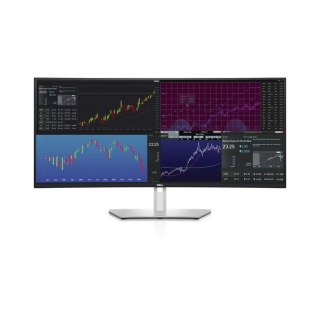 DELL UltraSharp U3824DW LED display 95,2 cm (37.5") 3840 x 1600 px Wide Quad HD+ LCD Czarny, Srebrny DELL