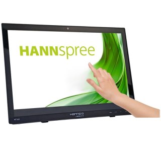 Hannspree HT161HNB monitor komputerowy 39,6 cm (15.6") 1366 x 768 px HD LED Ekran dotykowy Blad Czarny Hannspree