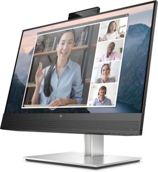 HP E24mv G4 monitor komputerowy 60,5 cm (23.8") 1920 x 1080 px Full HD Czarny, Srebrny HP