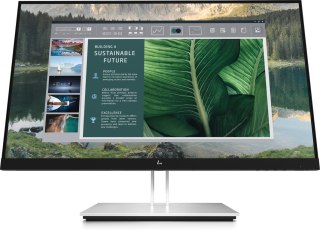 HP E24u G4 monitor komputerowy 60,5 cm (23.8") 1920 x 1080 px Full HD LCD Czarny, Srebrny HP