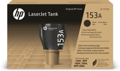 HP Oryginalny zestaw do uzupełniania czarnego tonera 153A LaserJet Tank HP