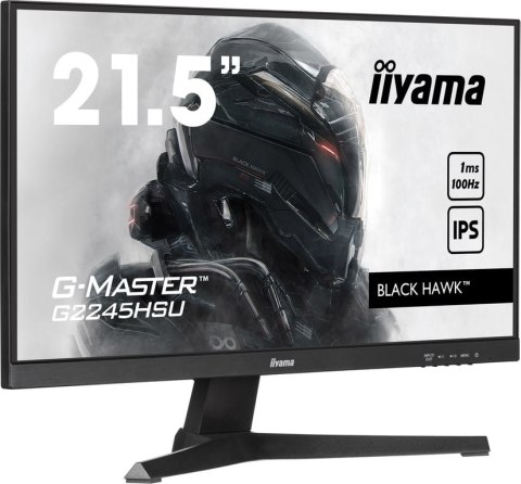 Iiyama G-MASTER G2245HSU-B1 monitor komputerowy 55,9 cm (22") 1920 x 1080 px Full HD LED Czarny Iiyama