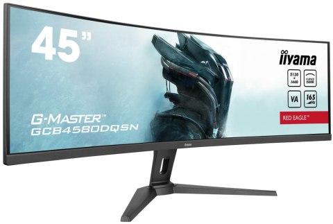 Iiyama G-MASTER RED EAGLE CURVED monitor komputerowy 114,3 cm (45") 5120 x 1440 px Dual QHD LED Czarny Iiyama