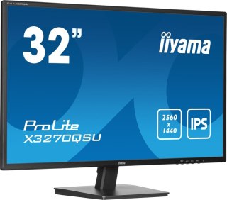 Iiyama ProLite X3270QSU-B1 monitor komputerowy 81,3 cm (32") 2560 x 1440 px Wide Quad HD LED Czarny Iiyama