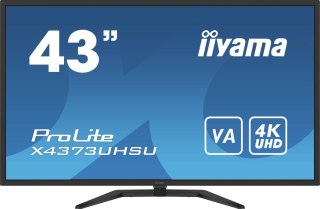 Iiyama ProLite X4373UHSU-B1 monitor komputerowy 108 cm (42.5") 3840 x 2160 px 4K Ultra HD Czarny Iiyama