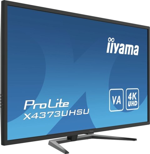 Iiyama ProLite X4373UHSU-B1 monitor komputerowy 108 cm (42.5") 3840 x 2160 px 4K Ultra HD Czarny Iiyama