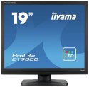 Iiyama ProLite E1980D-B1 LED display 48,3 cm (19") 1280 x 1024 px XGA Czarny Iiyama