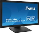 Iiyama ProLite T2234MSC-B1S monitor komputerowy 54,6 cm (21.5") 1920 x 1080 px Full HD Ekran dotykowy Czarny Iiyama