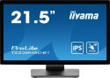 Iiyama ProLite T2238MSC-B1 monitor komputerowy 54,6 cm (21.5") 1920 x 1080 px Full HD LED Ekran dotykowy Czarny Iiyama