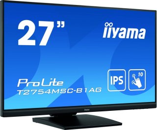 Iiyama ProLite T2754MSC-B1AG monitor komputerowy 68,6 cm (27") 1920 x 1080 px Full HD LED Ekran dotykowy Przeznaczony dla wielu  Iiyama