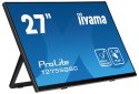 Iiyama ProLite T2755QSC-B1 monitor komputerowy 68,6 cm (27") 2560 x 1440 px Full HD LCD Ekran dotykowy Czarny Iiyama