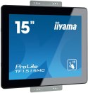 Iiyama ProLite TF1515MC-B2 monitor komputerowy 38,1 cm (15") 1024 x 768 px XGA LED Ekran dotykowy Czarny Iiyama