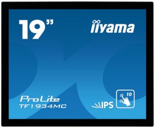 Iiyama ProLite TF1934MC-B7X monitor komputerowy 48,3 cm (19") 1280 x 1024 px SXGA LED Ekran dotykowy Czarny Iiyama