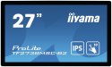 Iiyama ProLite TF2738MSC-B2 monitor komputerowy 68,6 cm (27") 1920 x 1080 px Full HD LED Ekran dotykowy Przeznaczony dla wielu u Iiyama