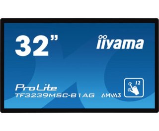 Iiyama ProLite TF3239MSC-B1AG monitor komputerowy 80 cm (31.5") 1920 x 1080 px Full HD LED Ekran dotykowy Przeznaczony dla wielu Iiyama