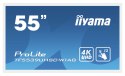 Iiyama ProLite TF5539UHSC-W1AG monitor komputerowy 139,7 cm (55") 3840 x 2160 px 4K Ultra HD LED Ekran dotykowy Przeznaczony dla Iiyama