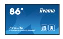 Iiyama ProLite To Be Updated monitor komputerowy 2,17 m (85.6") 3840 x 2160 px 4K Ultra HD LED Czarny Iiyama