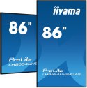 Iiyama ProLite To Be Updated monitor komputerowy 2,17 m (85.6") 3840 x 2160 px 4K Ultra HD LED Czarny Iiyama