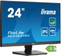 Iiyama ProLite XU2463HSU-B1 monitor komputerowy 60,5 cm (23.8") 1920 x 1080 px Full HD LED Czarny Iiyama