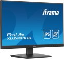 Iiyama ProLite XU2493HS-B6 monitor komputerowy 60,5 cm (23.8") 1920 x 1080 px Full HD LED Czarny Iiyama