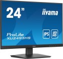 Iiyama ProLite XU2493HS-B6 monitor komputerowy 60,5 cm (23.8") 1920 x 1080 px Full HD LED Czarny Iiyama