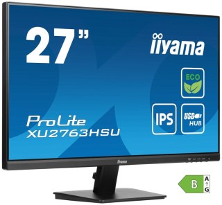 Iiyama ProLite XU2763HSU-B1 monitor komputerowy 68,6 cm (27") 1920 x 1080 px Full HD LED Czarny Iiyama