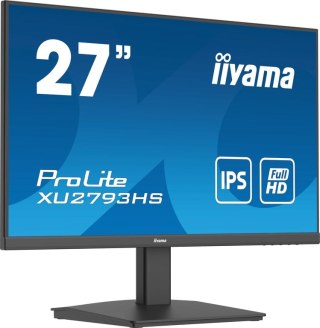 Iiyama ProLite XU2793HS-B6 monitor komputerowy 68,6 cm (27") 1920 x 1080 px Full HD LED Czarny Iiyama