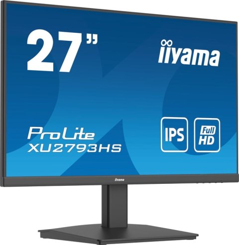 Iiyama ProLite XU2793HS-B6 monitor komputerowy 68,6 cm (27") 1920 x 1080 px Full HD LED Czarny Iiyama