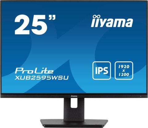 Iiyama ProLite XUB2595WSU-B5 monitor komputerowy 63,5 cm (25") 1920 x 1200 px WUXGA LED Czarny Iiyama