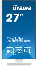 Iiyama ProLite XUB2792QSU-W6 monitor komputerowy 68,6 cm (27") 2560 x 1440 px Wide Quad HD LED Biały Iiyama