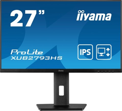 Iiyama ProLite XUB2793HS-B6 LED display 68,6 cm (27") 1920 x 1080 px Full HD Czarny Iiyama