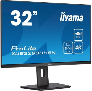 Iiyama ProLite XUB3293UHSN-B5 monitor komputerowy 80 cm (31.5") 3840 x 2160 px 4K Ultra HD LCD Czarny Iiyama