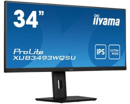 Iiyama ProLite XUB3493WQSU-B5 monitor komputerowy 86,4 cm (34