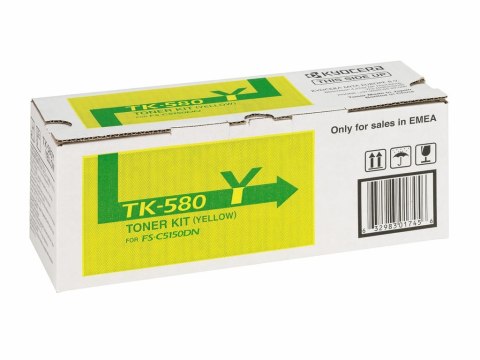 KYOCERA TK-580Y kaseta z tonerem 1 szt. Oryginalny Żółty KYOCERA