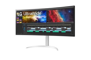 LG 38BQ85C-W monitor komputerowy 95,2 cm (37.5") 3840 x 1600 px Quad HD+ Biały LG