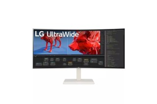 LG 38WR85QC-W monitor komputerowy 96,5 cm (38") 3840 x 1600 px UltraWide Quad HD LCD Biały LG