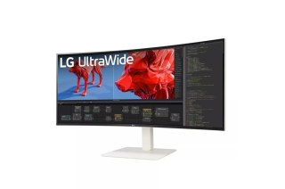 LG 38WR85QC-W monitor komputerowy 96,5 cm (38") 3840 x 1600 px UltraWide Quad HD LCD Biały LG