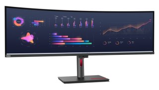 Lenovo ThinkVision P49w-30 LED display 124,5 cm (49") 5120 x 1440 px DQHD Czarny Lenovo