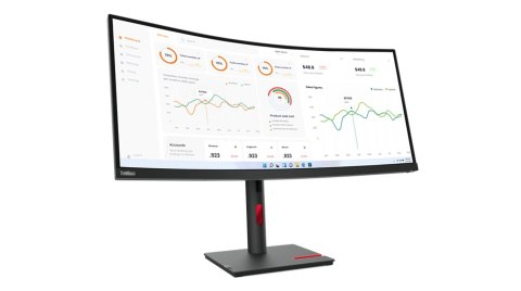 Lenovo ThinkVision T34w-30 LED display 86,4 cm (34") 3440 x 1440 px Wide Quad HD Czarny Lenovo