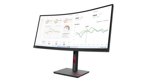 Lenovo ThinkVision T34w-30 LED display 86,4 cm (34") 3440 x 1440 px Wide Quad HD Czarny Lenovo