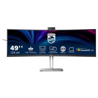 Philips 49B2U6900CH/00 monitor komputerowy 124 cm (48.8") 5120 x 1440 px Dual QHD LCD Czarny Philips