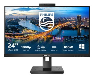 Philips B Line 243B1JH/00 monitor komputerowy 60,5 cm (23.8") 1920 x 1080 px Full HD LCD Czarny Philips