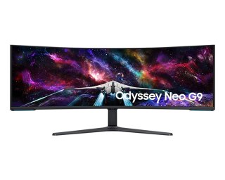 Samsung Odyssey S57CG954NU monitor komputerowy 144,8 cm (57") 7680 x 2160 px 8K Ultra HD QLED Czarny, Biały Samsung