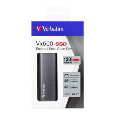 Verbatim Vx500 120 GB Srebrny Verbatim