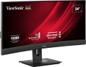 Viewsonic VG3456C monitor komputerowy 86,4 cm (34") 3440 x 1440 px UltraWide Quad HD LED Czarny Viewsonic